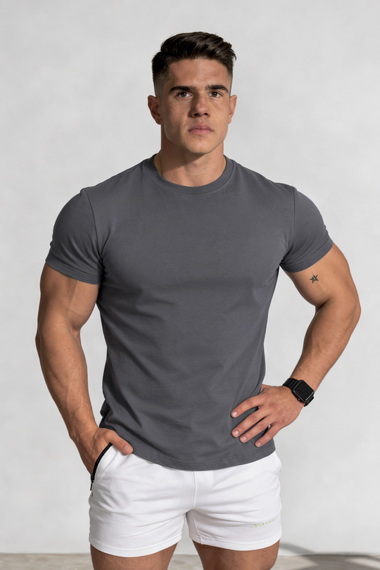 Air-Form Crewneck T-Shirt - Gray
