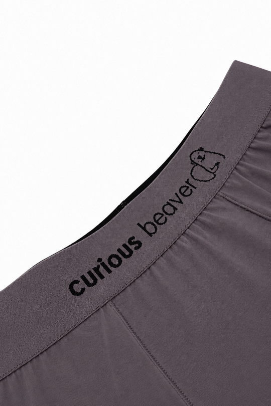 Men's Soft Modal Boxer Briefs - Storm Gray