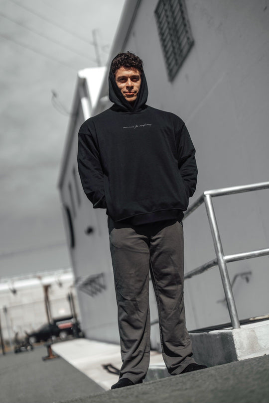 Lax Straight Cut Joggers - Gray