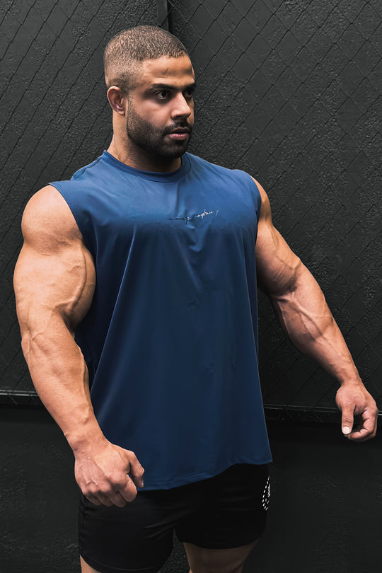 JN Active Muscle Tee - Navy Blue