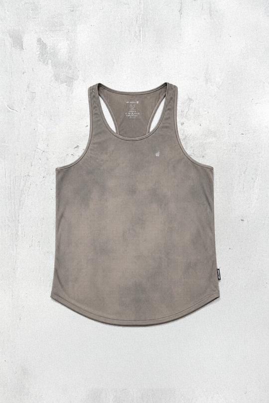 Fast-Dry Bodybuilding Workout Stringer - Dusted Khaki