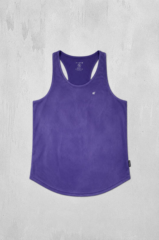 Fast-Dry Bodybuilding Workout Stringer - Dusted Violet