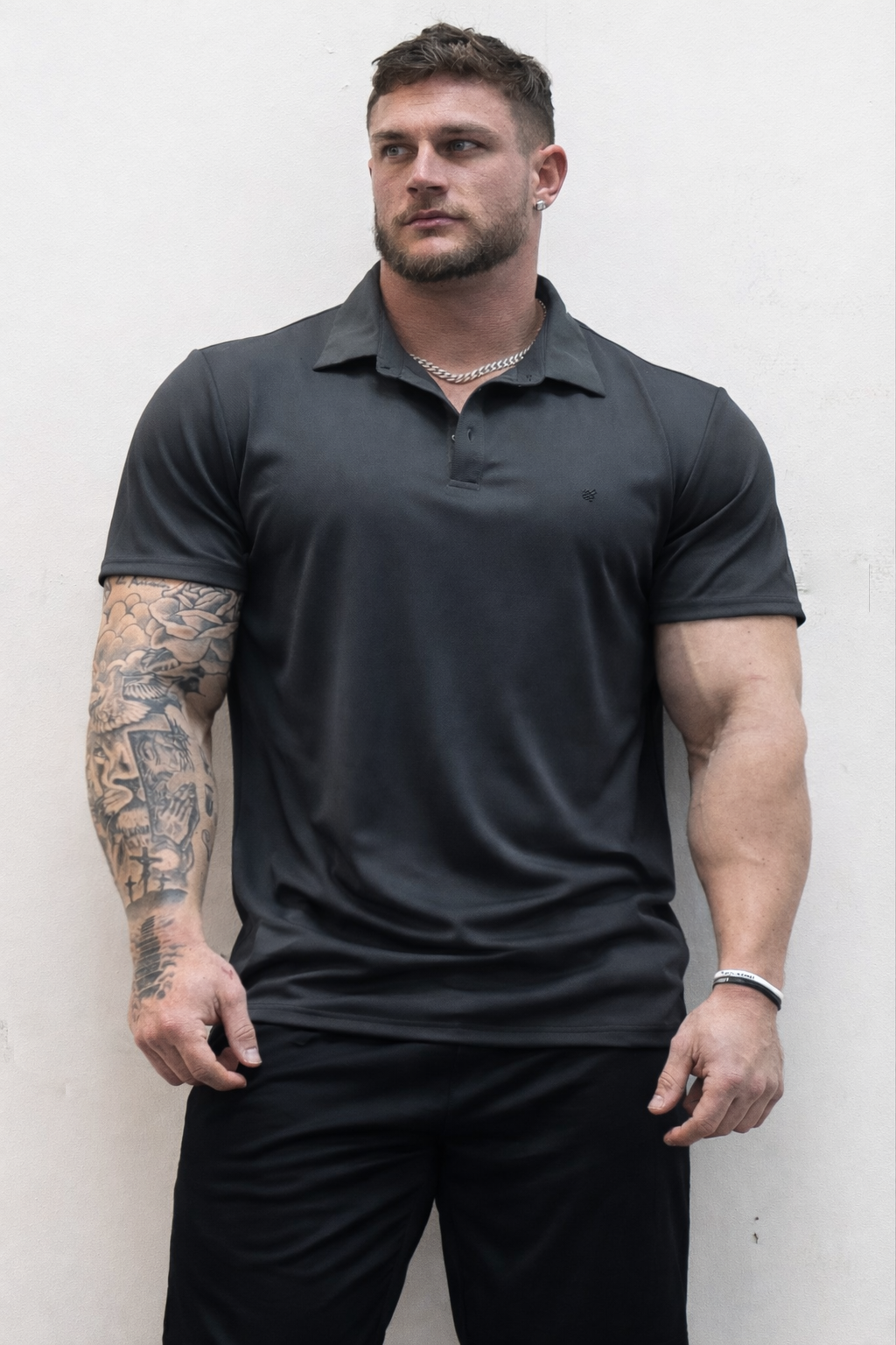 Fast-Dry Polo T-Shirt - Dark Gray