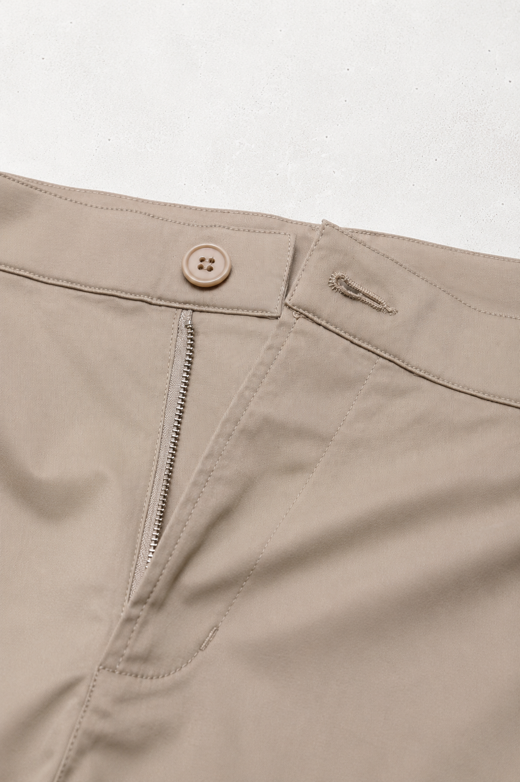 Flex Waist Chino Shorts - Khaki