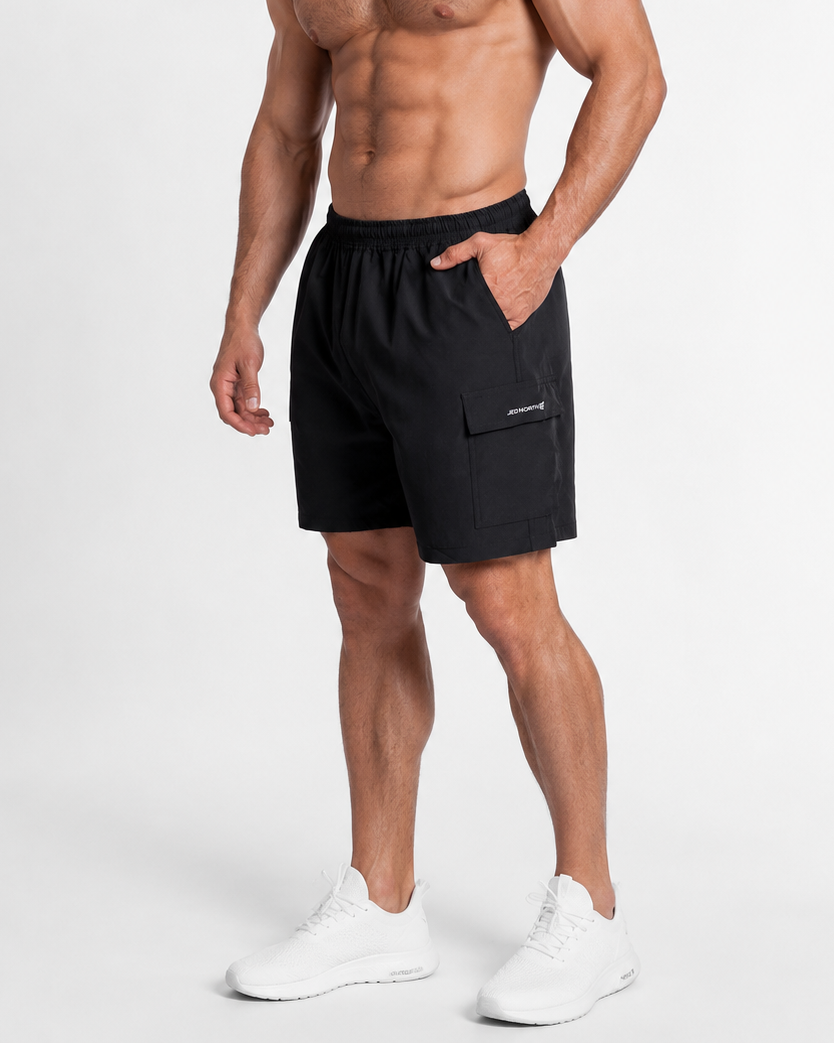 Trek 4.5" Cargo Shorts - Black