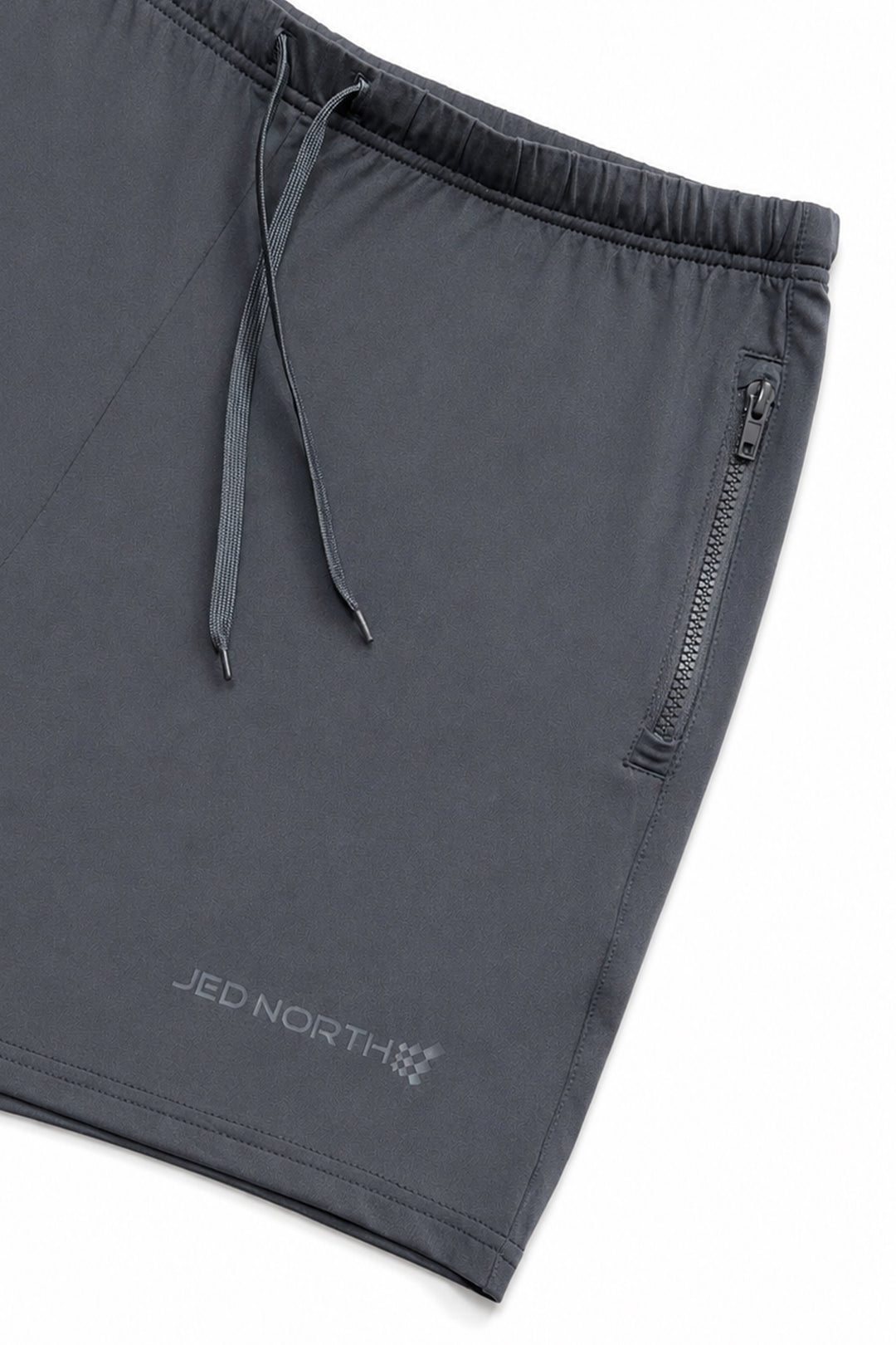 Agile Bodybuilding 4'' Shorts w Zipper Pockets - True Gray