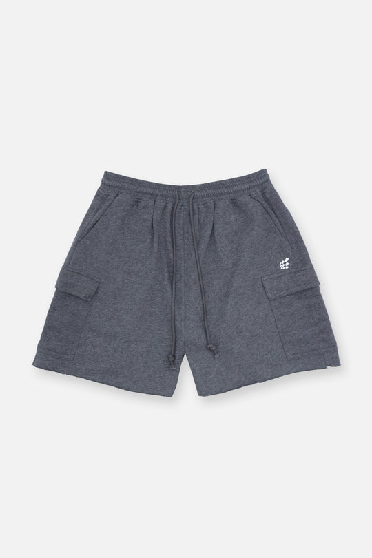 Men's Cargo Sweat Shorts - Dark Gray