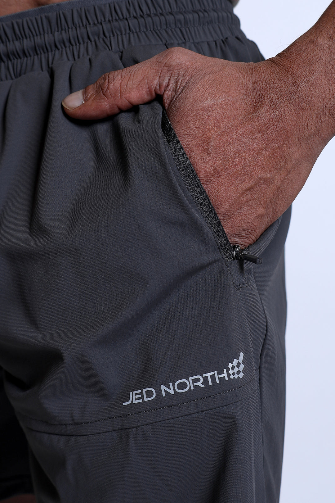 Fortis Zip Pocket Athletic Shorts - Black