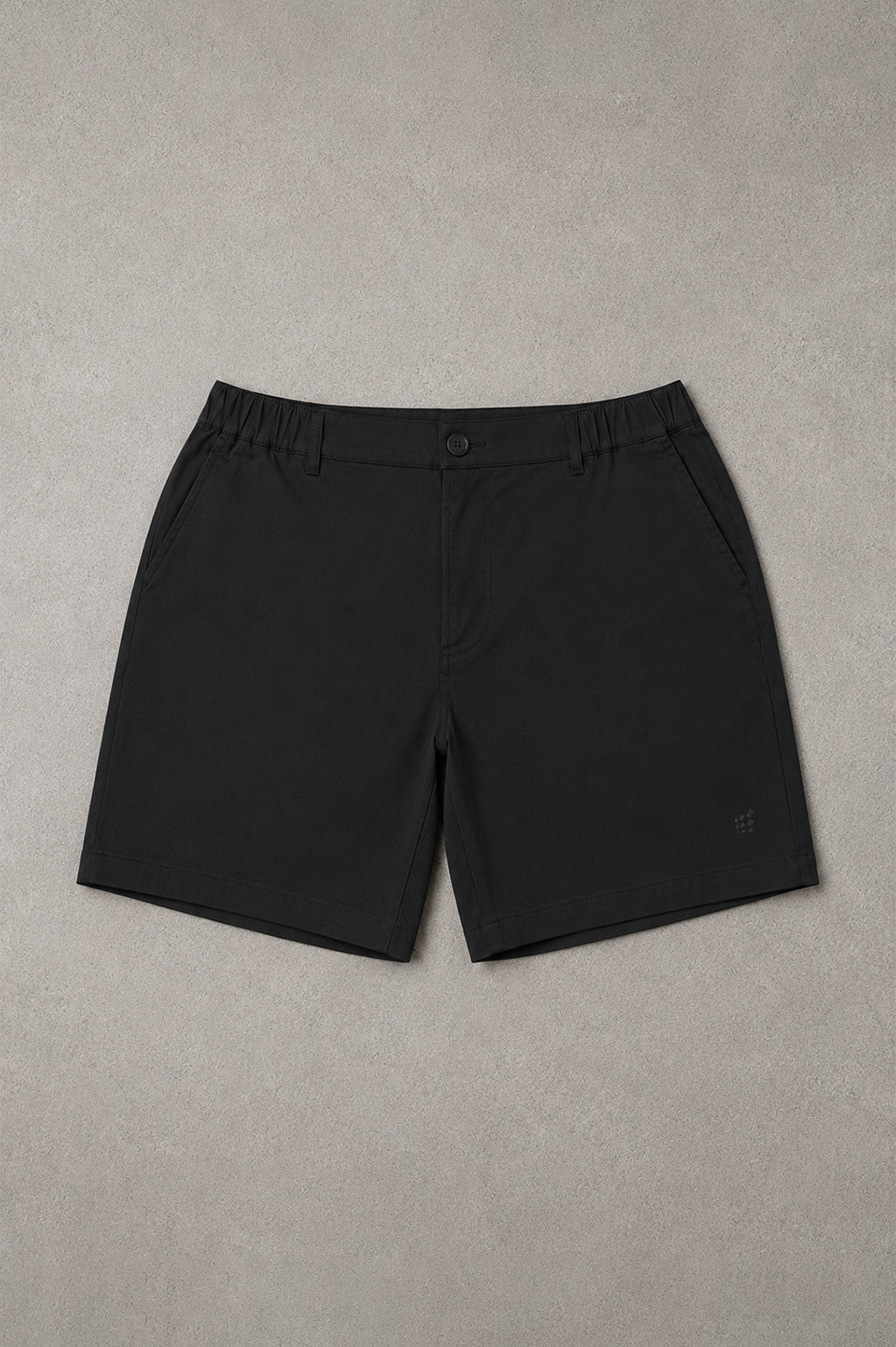 Flex Waist Chino Shorts - Black