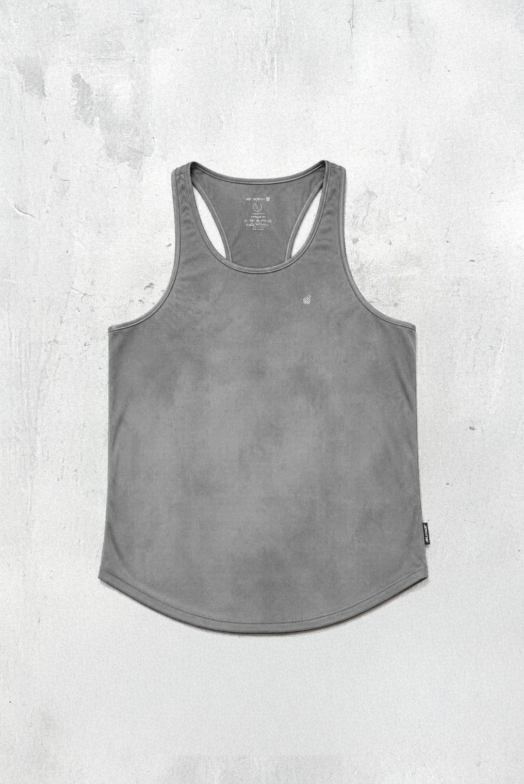 Fast-Dry Bodybuilding Workout Stringer - Dusted Silver