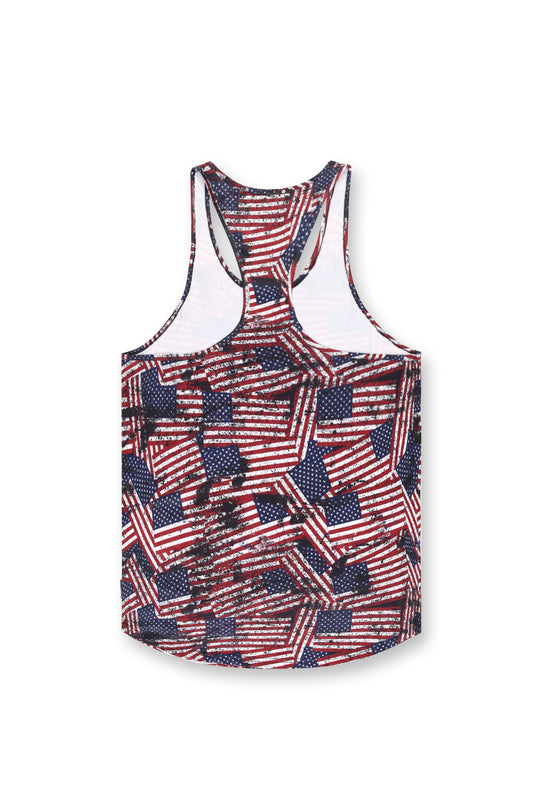 Graphic Muscle Stringer - USA Flag