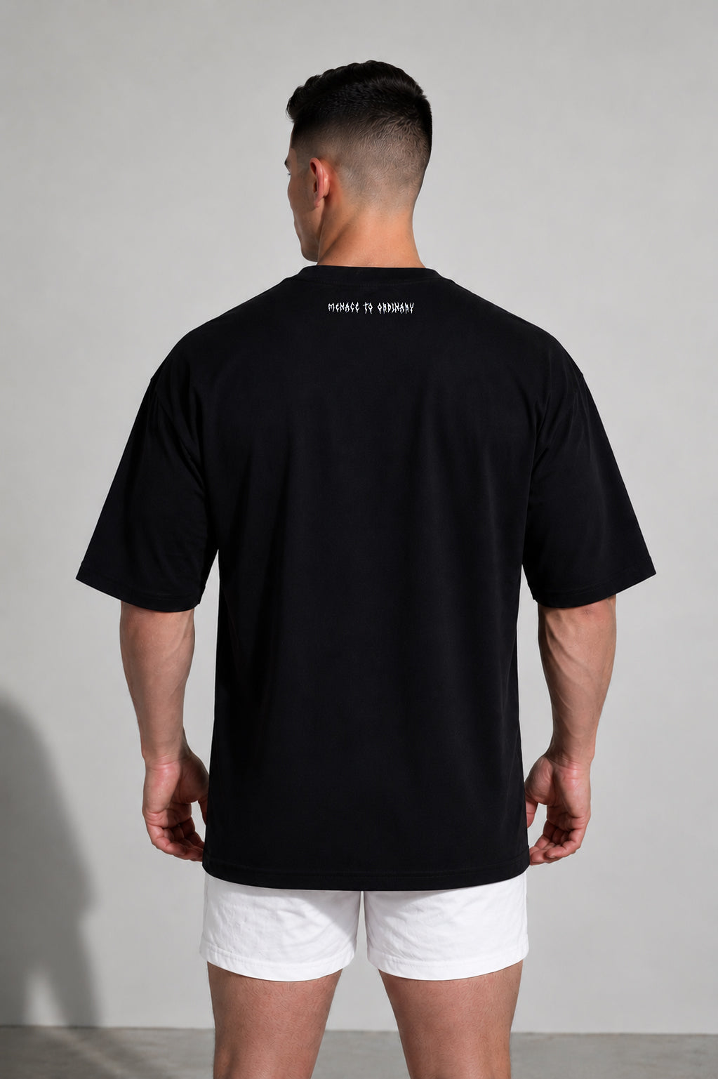 Energy Oversized T-Shirt - Black Menace to Ordinary