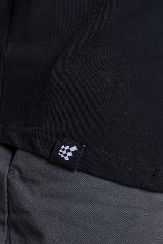 Premium Stretch Button-Up Shirt - Midnight Black