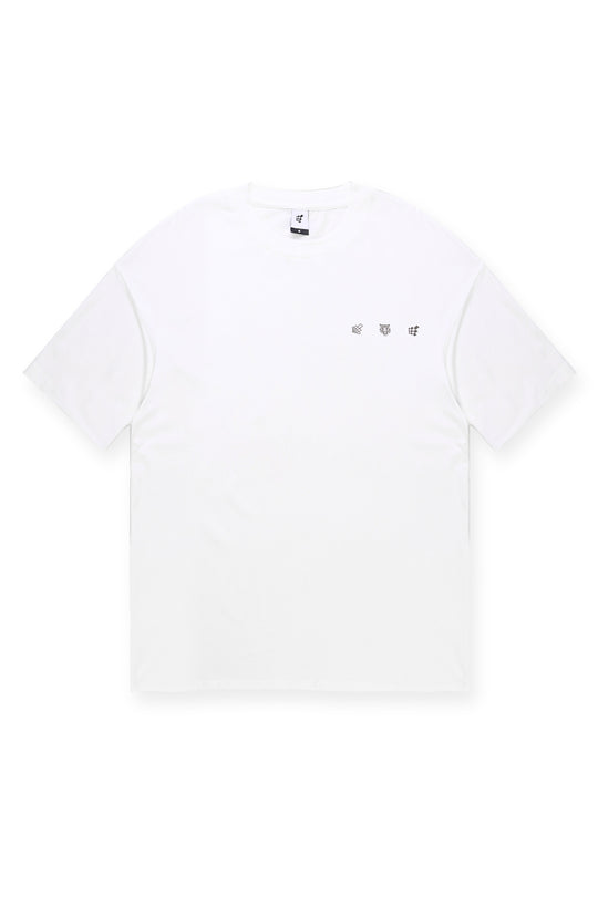 Vintage Oversized T-Shirt - Ring of Fire White