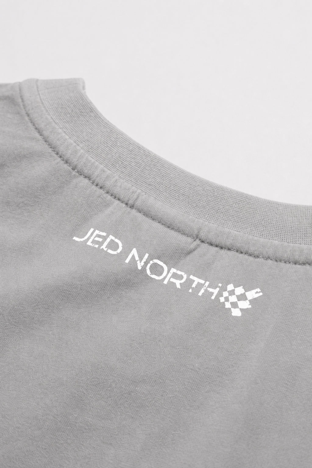 Retro Oversized Muscle Tee - Light Gray