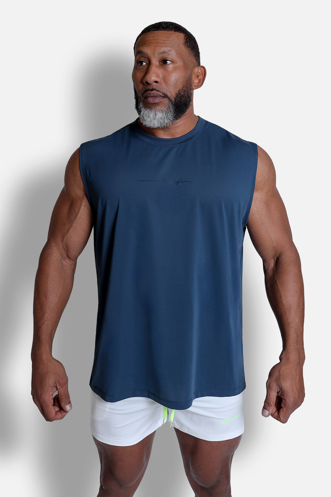 JN Active Muscle Tee - Navy Blue