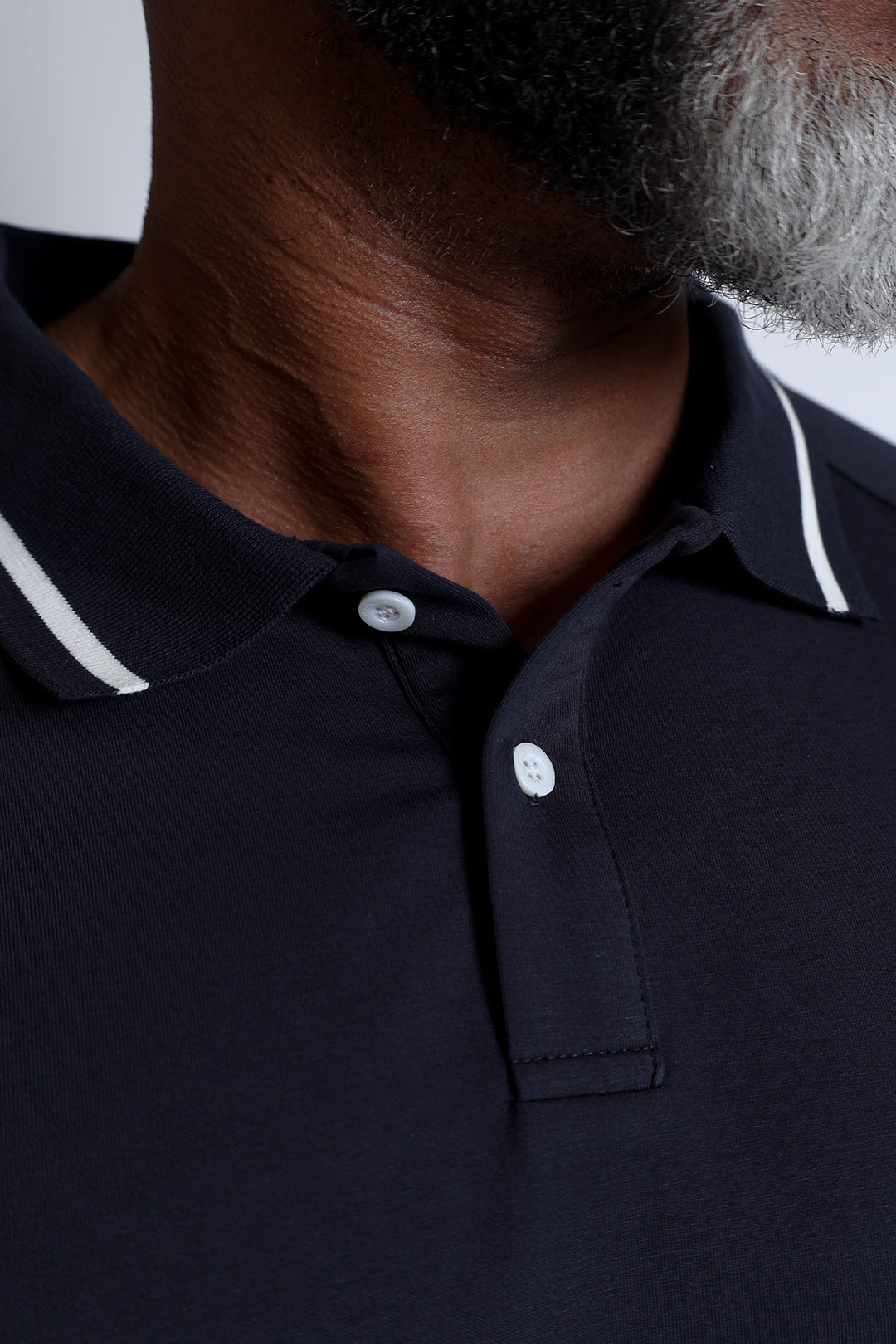 Banded Muscle-Fit Polo T-Shirt - Navy