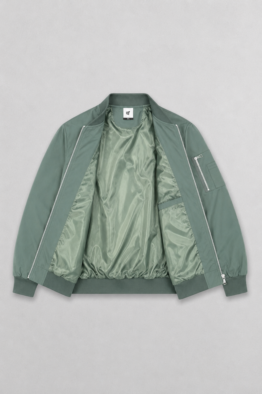 Men's Premium Bomber Jacket - Olive