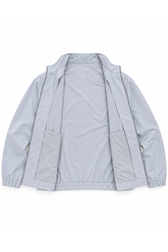 Premium Athletic Training Jacket - Silver