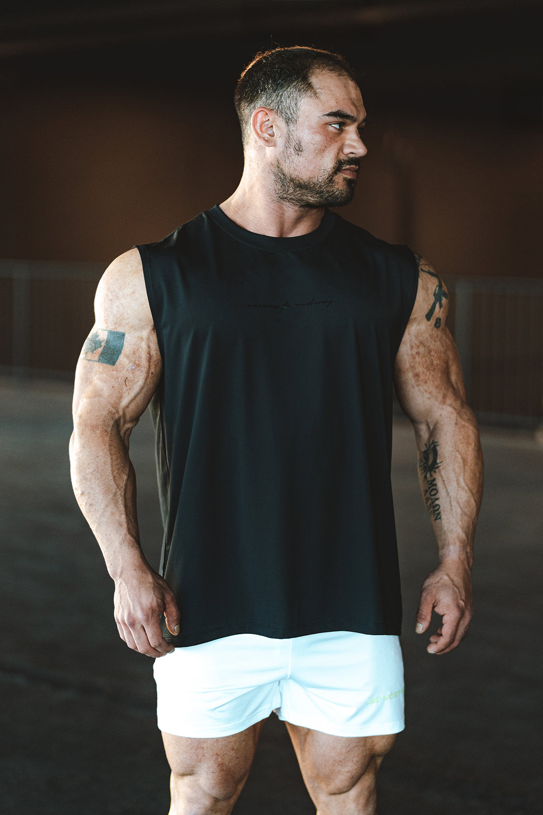 JN Active Muscle Tee - Black