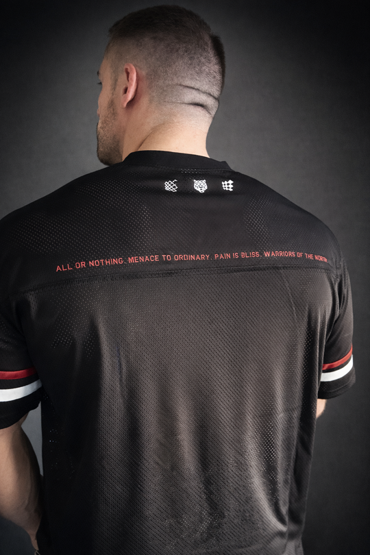 Jed North Warrior V-Neck Jersey - Black