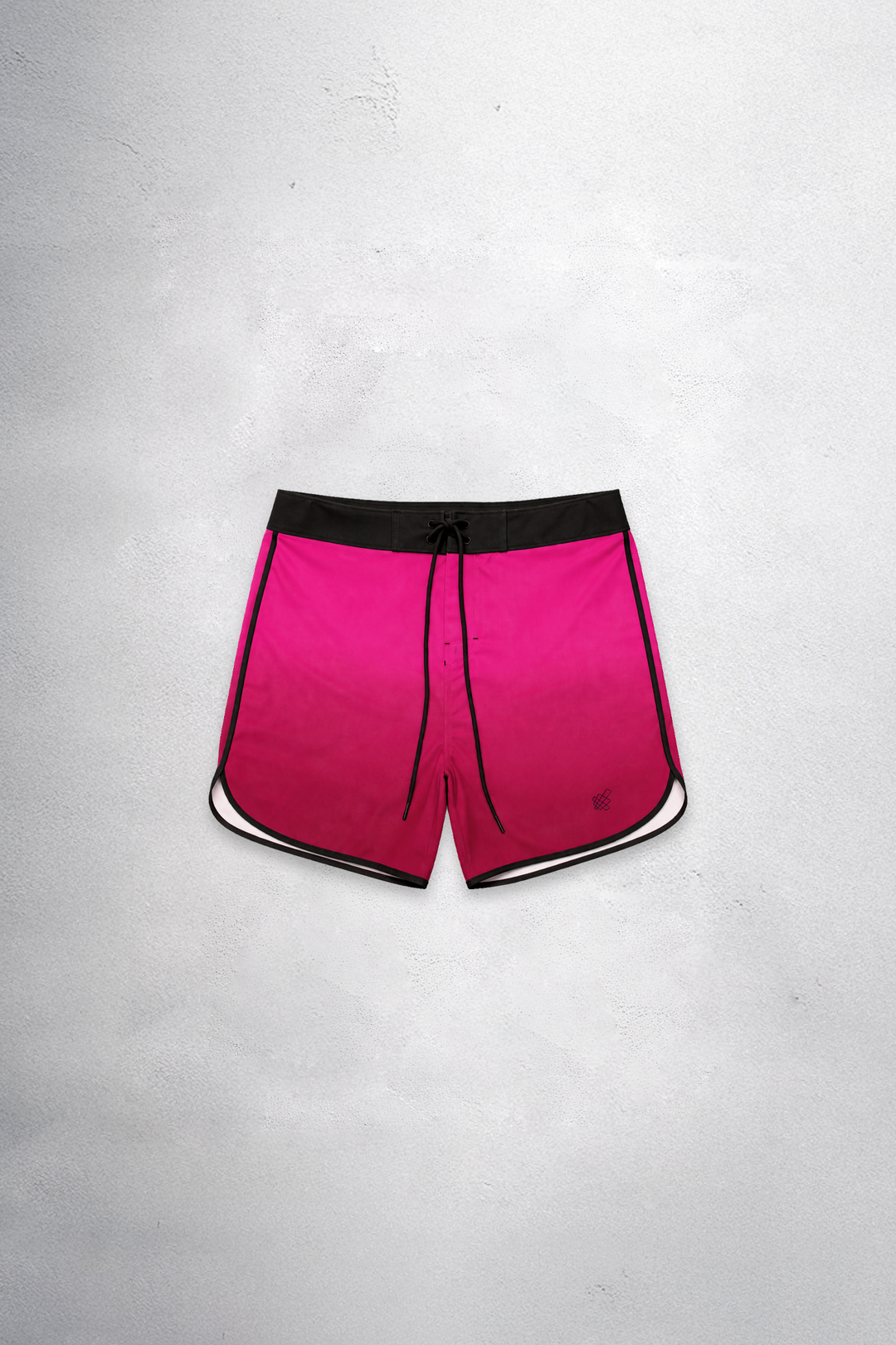 Men's Physique Board Shorts  - 15" Athlete Cut - Electric Crimson