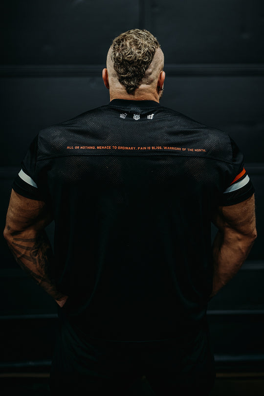 Jed North Warrior V-Neck Jersey - Black