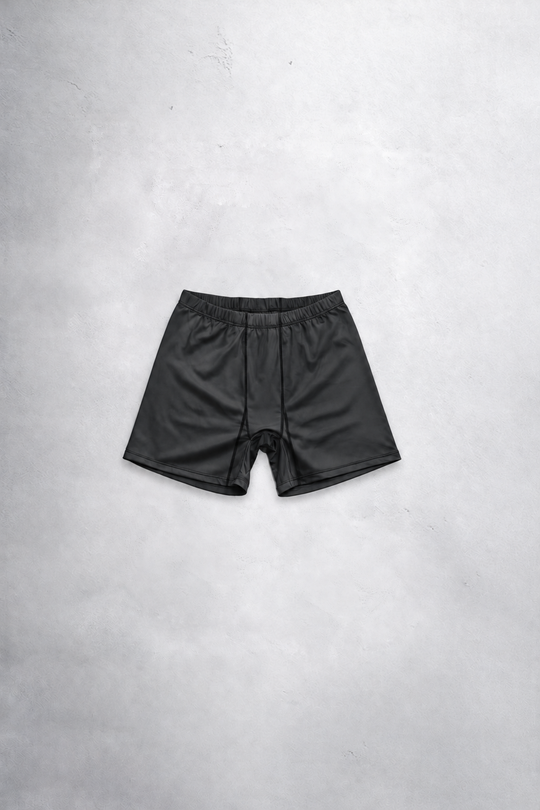 Retro Bodybuilding Shorts - Black