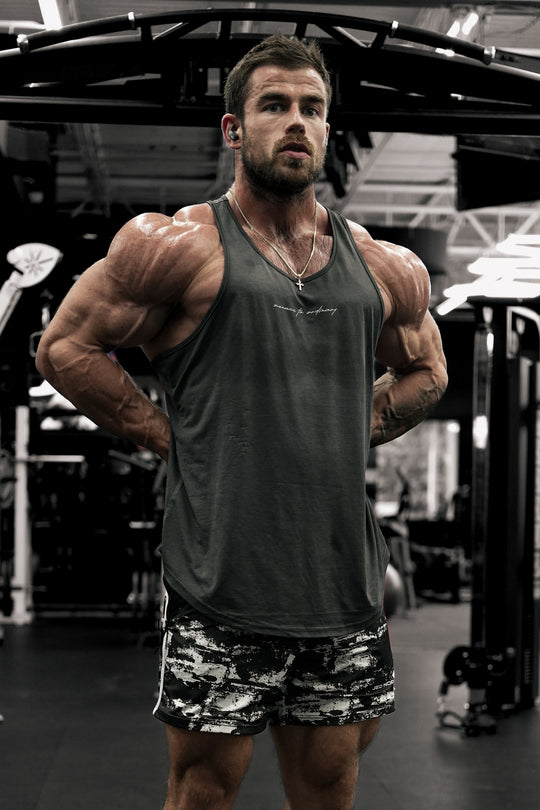 Dynamic Bodybuilding Stringer - Dark Gray