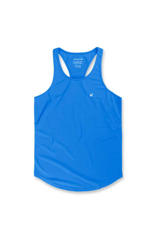Dri-Fit Workout Bodybuilding Stringer - Blue - Jed North